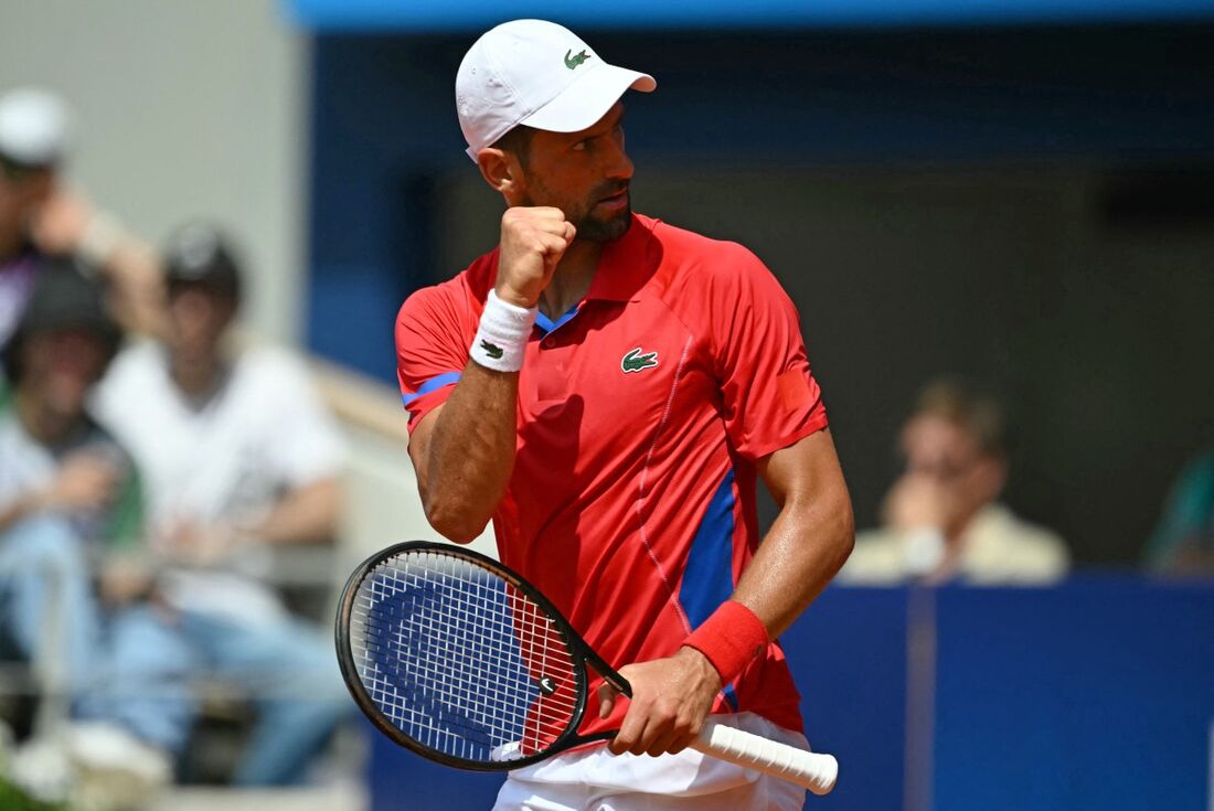 Novak Djokovic avança às quartas de final do tênis na Olimpíada de Paris