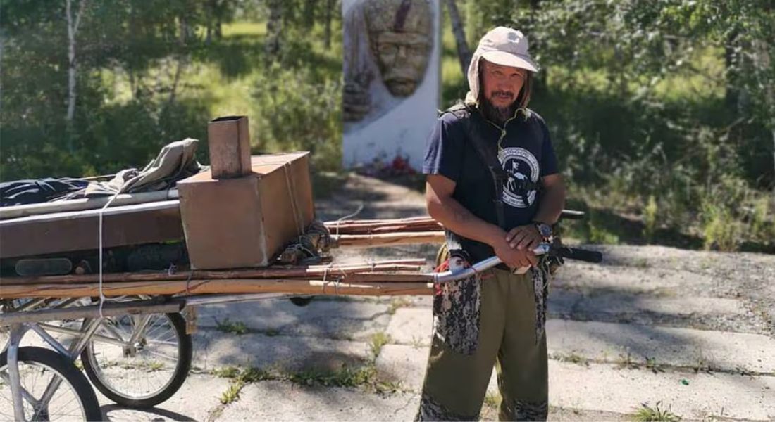 Alexandre Gabychev, xamã yakut, opositor de Putin