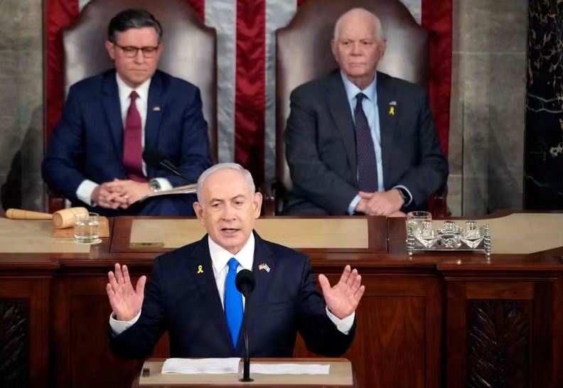 Premier Benjamin Netanyahu fala no Congresso americano 