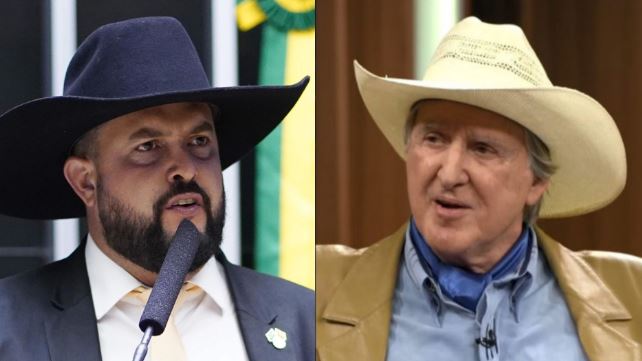 Deputado federal Zé Trovão e cantor sertanejo Sérgio Reis