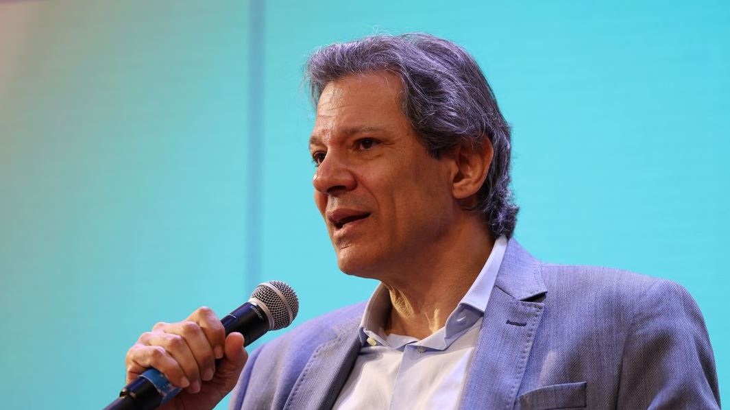 O ministro da Fazenda, Fernando Haddad