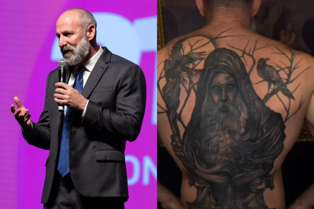 Marcio Rachkorsky comentarista no SPTV, na TV Globo, surpreendeu o público com sua nova tatuagem 