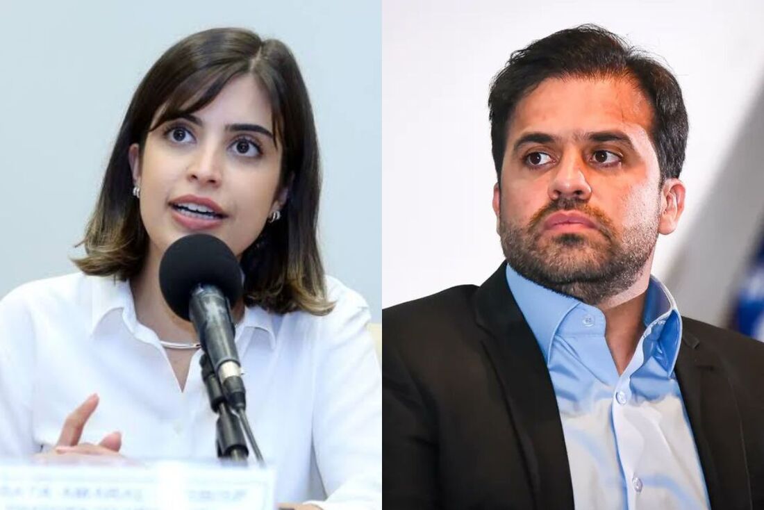 Tabata Amaral (PSB) e Pablo Marçal (PRTB), pré-candidatos a Prefeitura de São Paulo