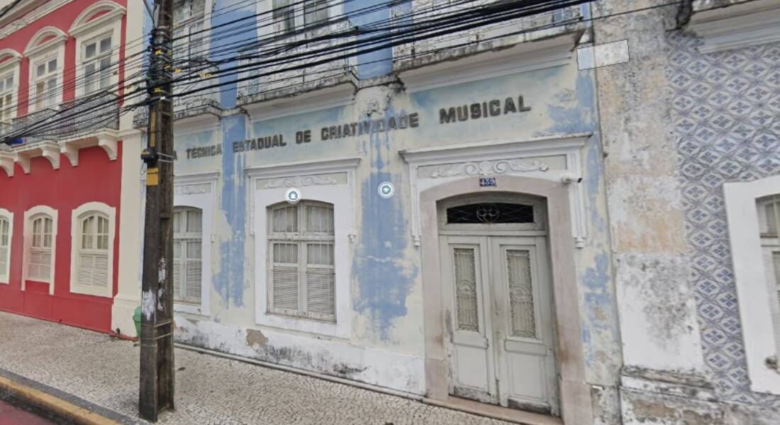 ETE Criatividade Musical, que fica na rua da Aurora, no Recife