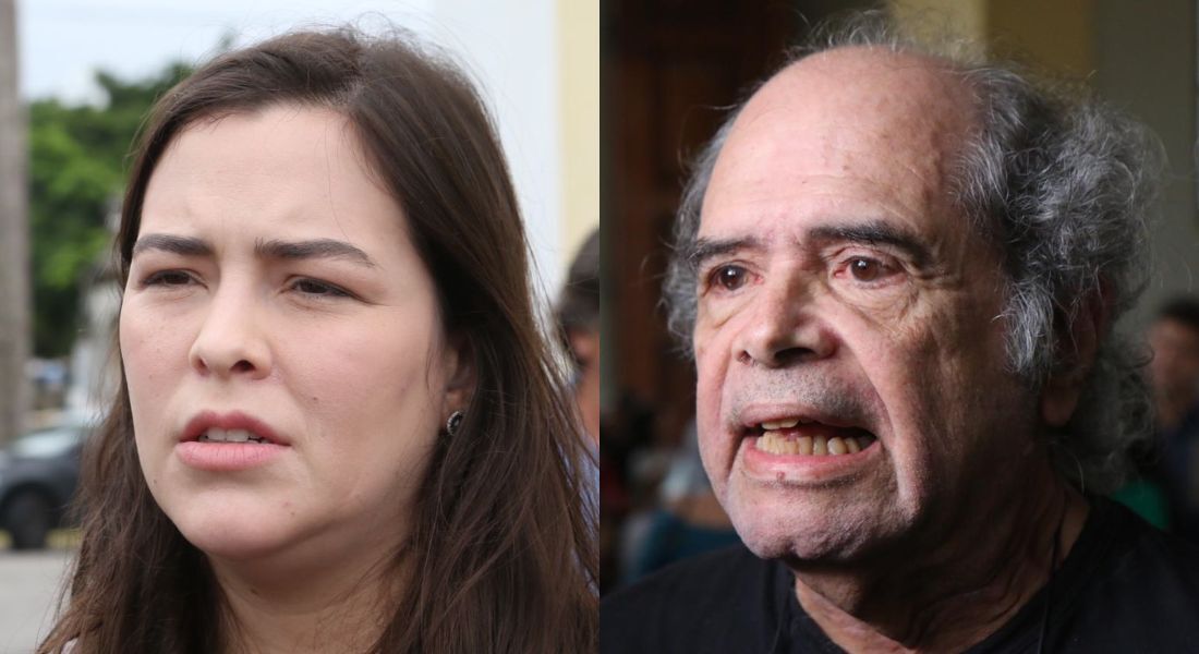 Maria Arraes e José Almino se despedem de Magdalena Arraes