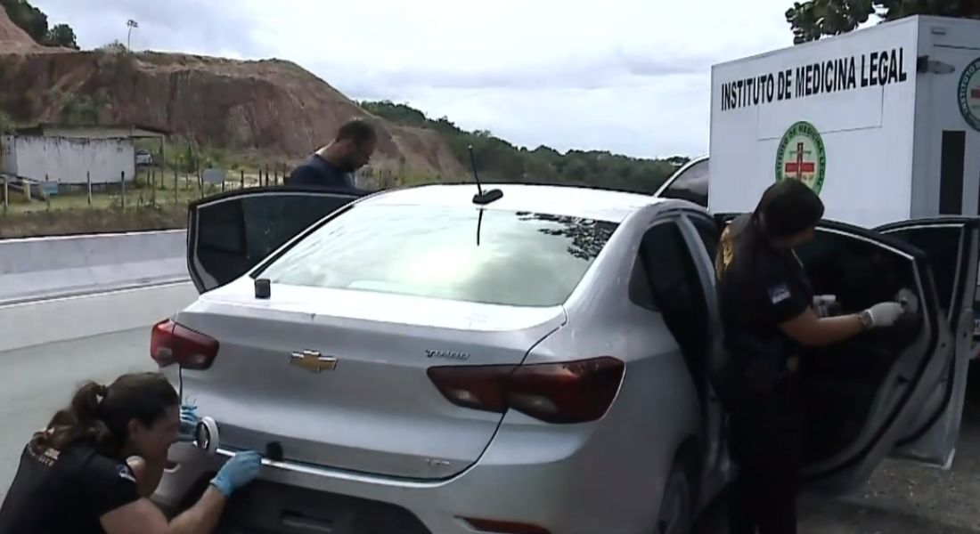 Carro estava em BR quando foi localizado