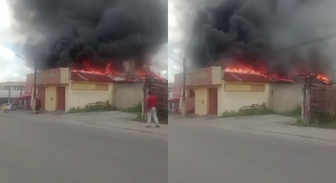 Incêndio destruiu fábrica de bolachas em Bezerros