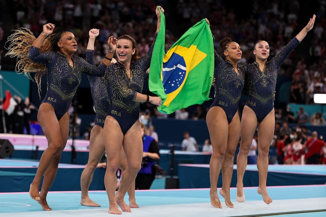 Conjunto brasileiro conquistou medalha inédita na ginástica artística