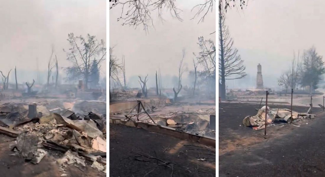 Incêndio Florestal no Canadá