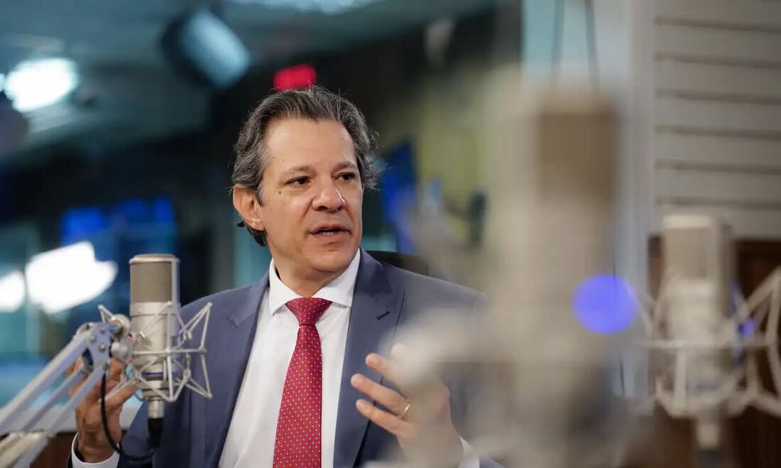 O ministro da Fazenda, Fernando Haddad