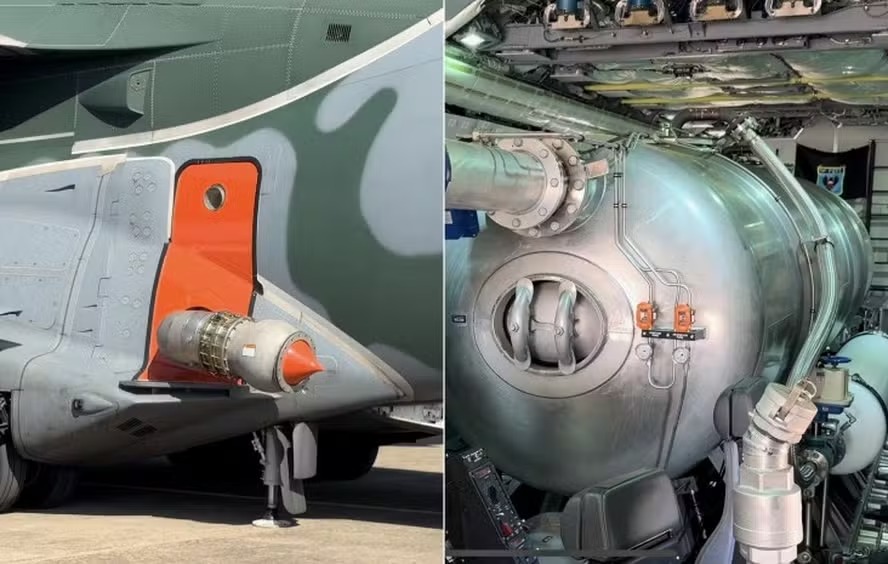 Equipamento instalado no KC-390 