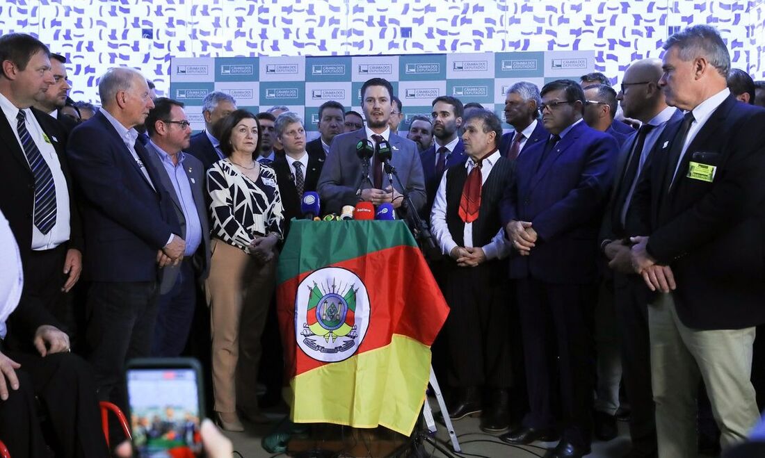 O governador do Rio Grande do Sul, Eduardo Leite, cobrou do Ministério da Fazenda