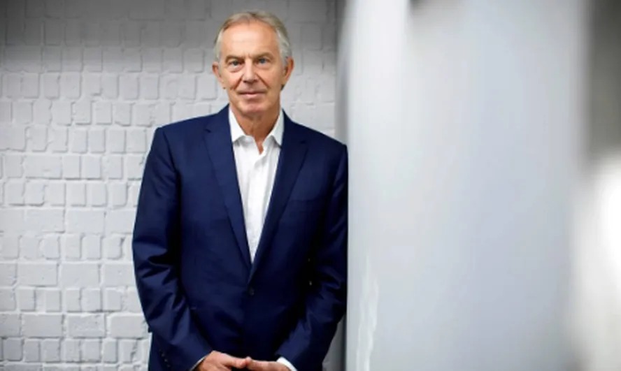 O ex-primeiro-ministro britânico Tony Blair 