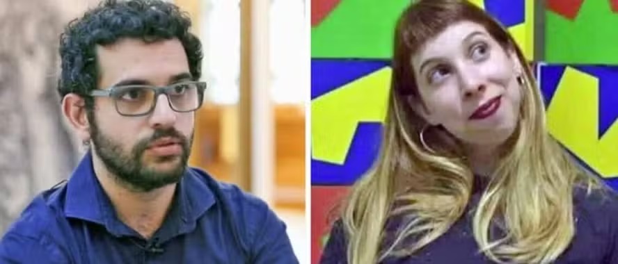 Carolina de Palma, de 28 anos, e Thiago Martins Maranhão, de 41, foram filmados imitando macacos em roda de samba no RJ 