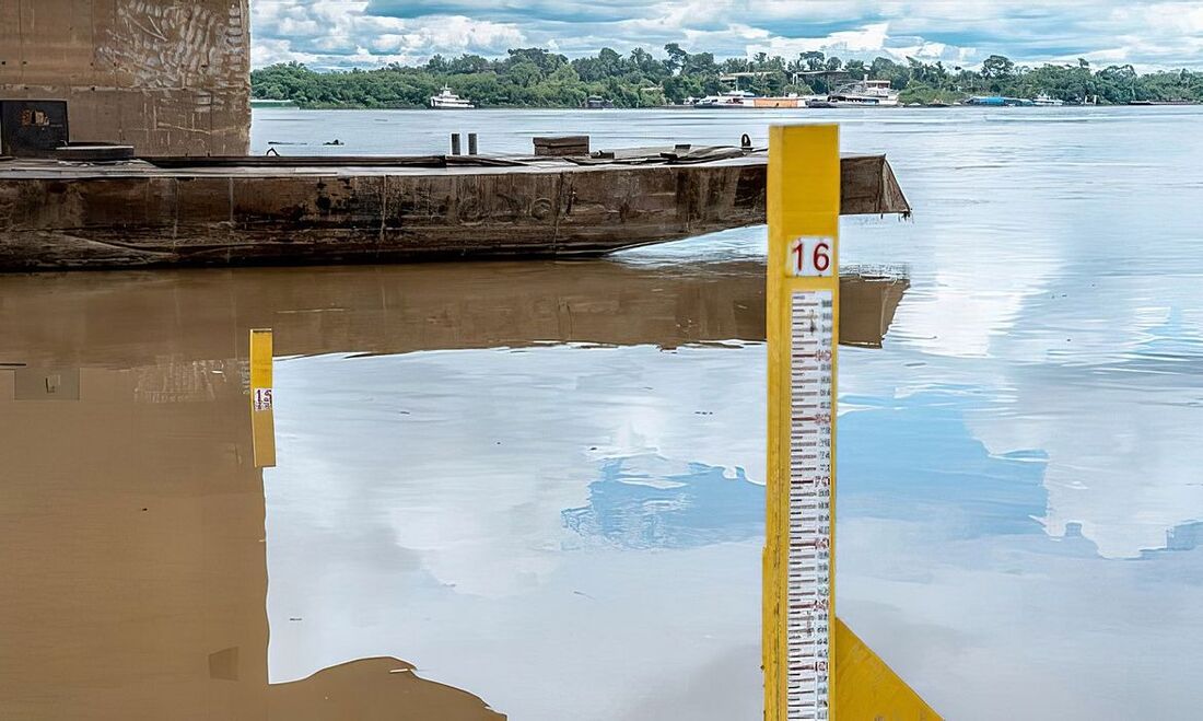 Índice de água no rio