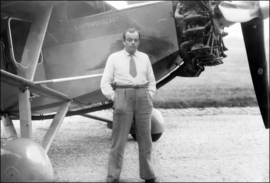 O aviador francês Antoine de Saint-Exupéry, autor de 'O pequeno príncipe' 