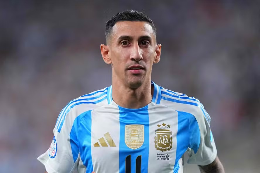 Di María disputa a Copa América 2024 com a seleção argentina 