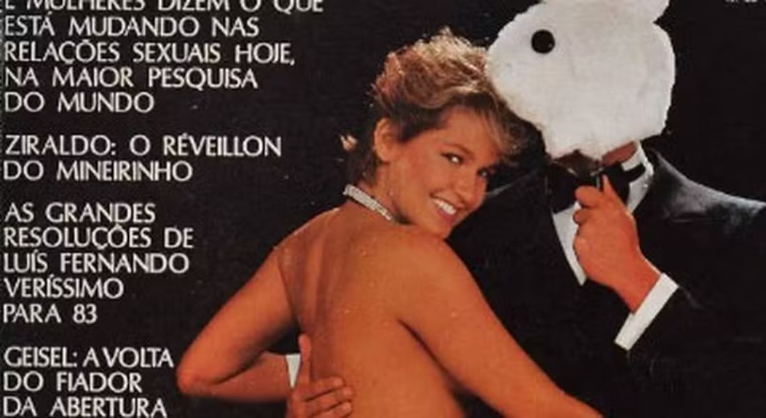 Xuxa na capa da Playboy