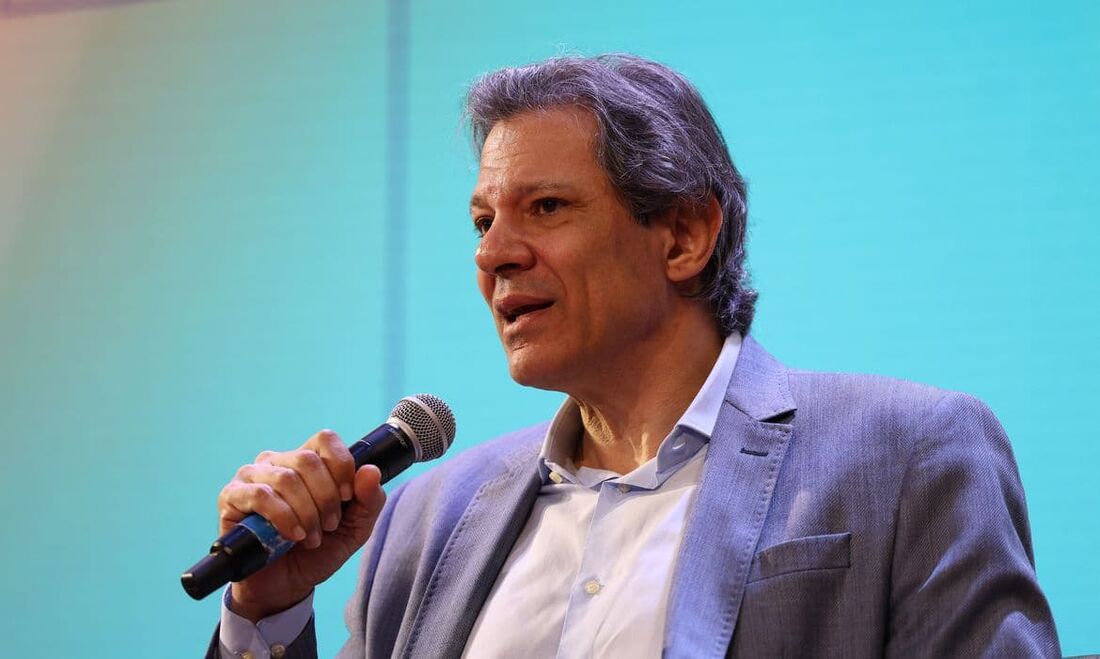 O ministro da Fazenda, Fernando Haddad