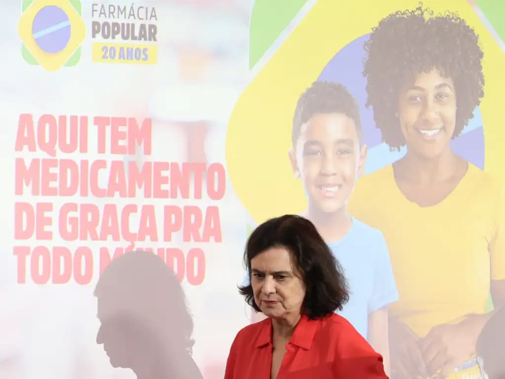 Ministra da Saúde, Nísia Trindade, durante anúncio das novas medidas do Programa Farmácia Popular