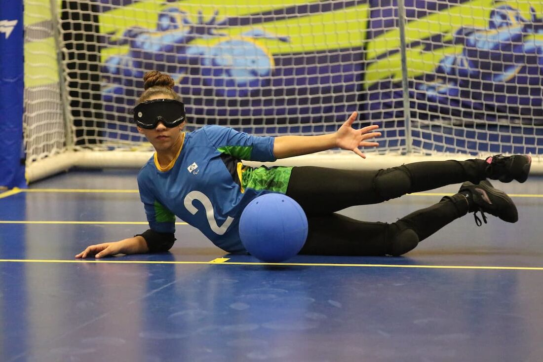 Na classificação dos esportes paralímpicos, o goalball é um esporte exclusivo para deficientes visuais 