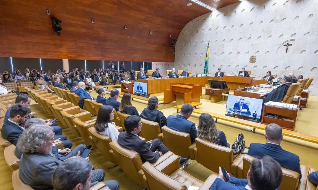 Plenário do STF durante julgamento