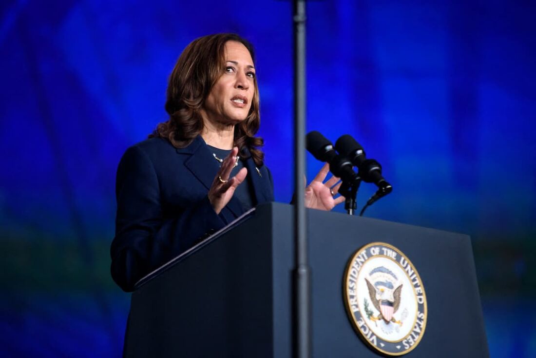 Kamala Harris, candidata à presidência dos EUA