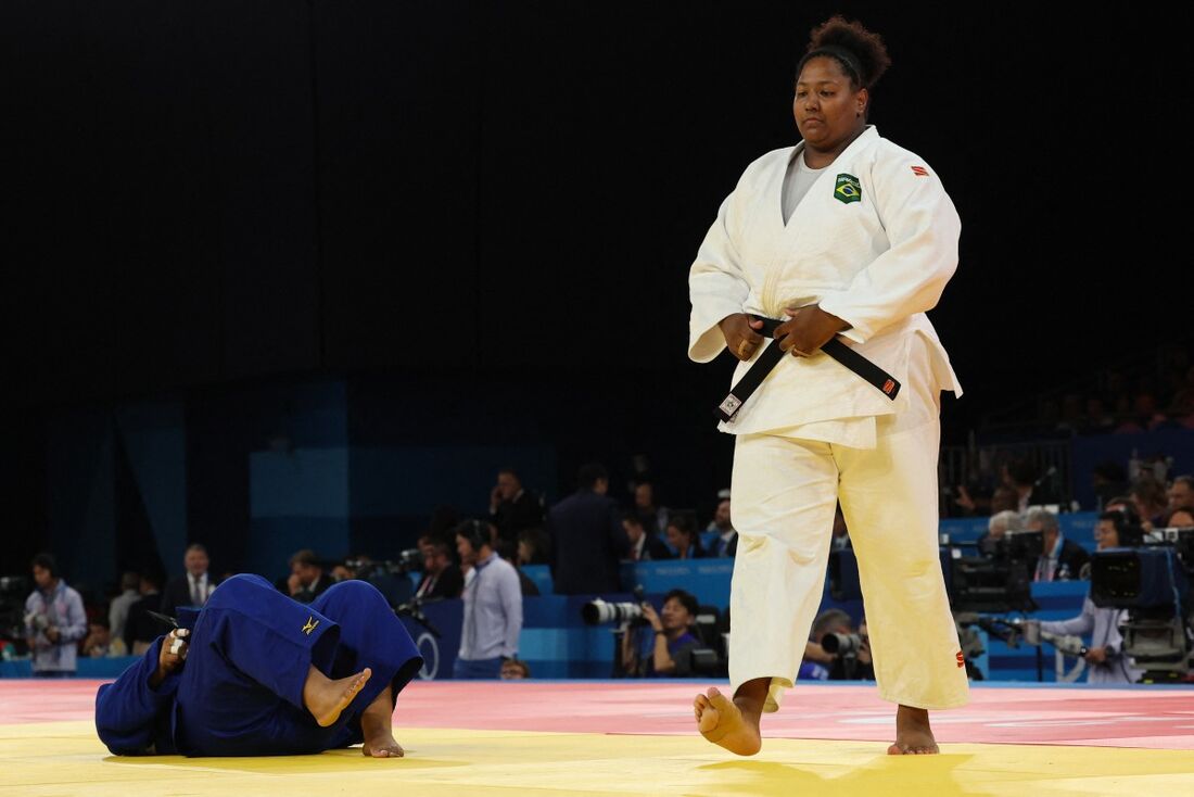 Beatriz Souz vence no judô e está nas quartas de final