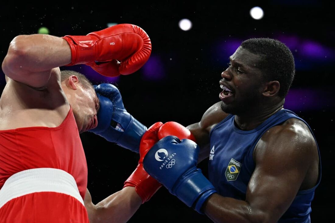 Wanderley Holyfield foi derrotado nas quartas de final do boxe olímpico 