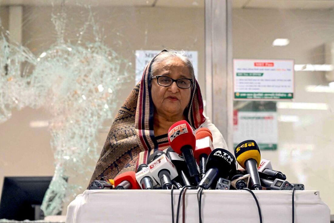 Ex-primeira-ministra Sheikh Hasina