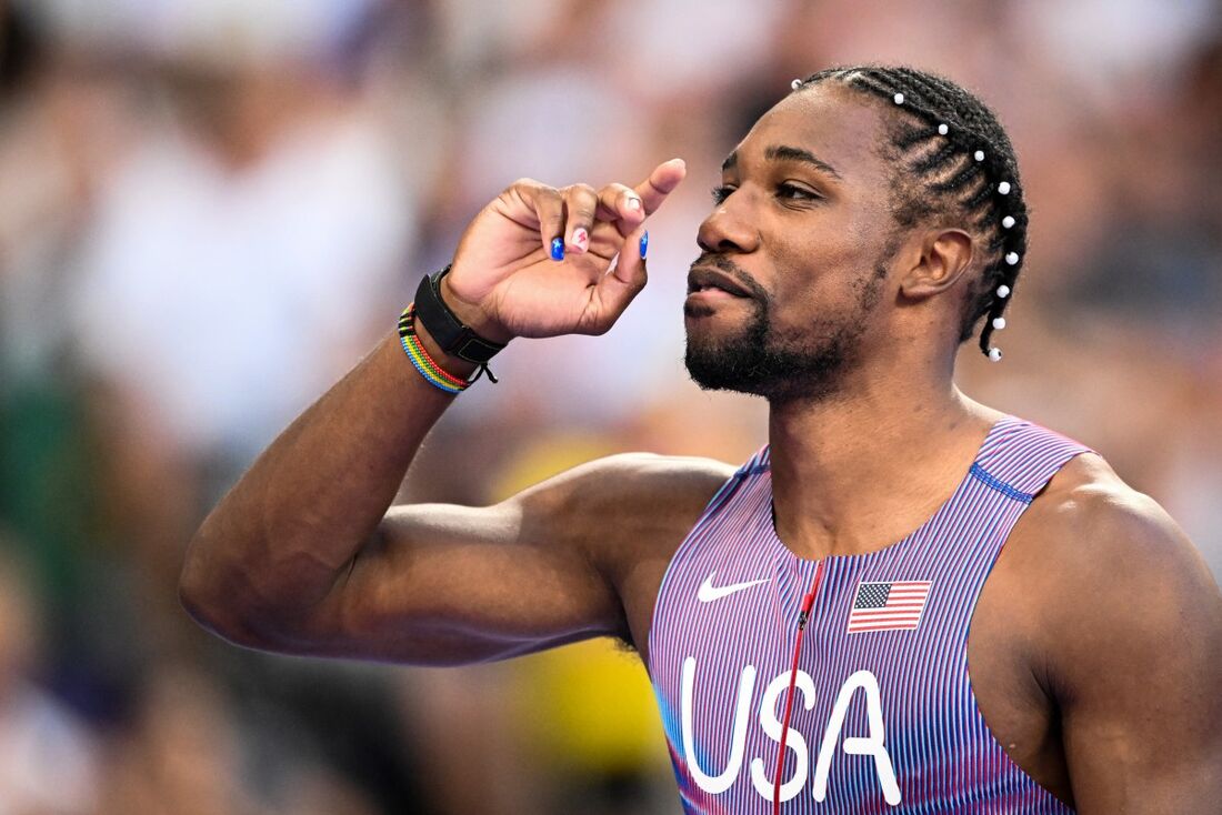 Noah Lyles, campeão olímpico