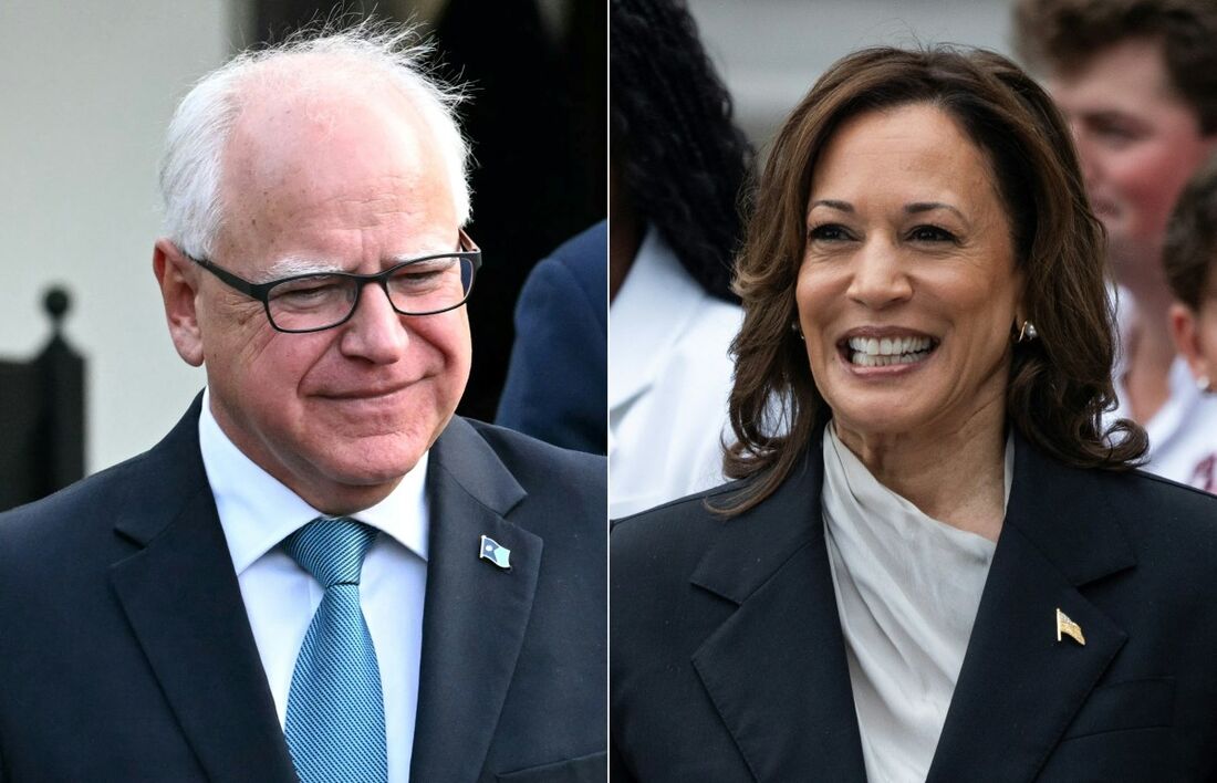 Kamala Harris escolhe o governador de Minnesota, Tim Walz, como seu companheiro de chapa 