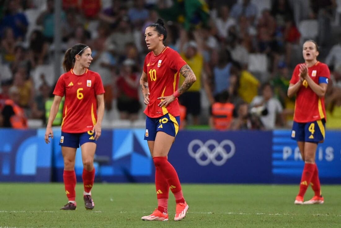 Jenni Hermoso contestou a atuação brasileira na goleada contra a Espanha 