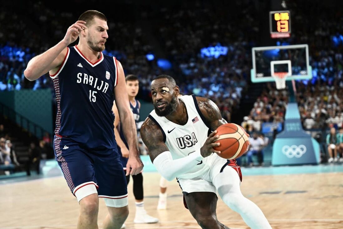 Os Estados Unidos venceram a Sérvia na semifinal do basquete masculino 