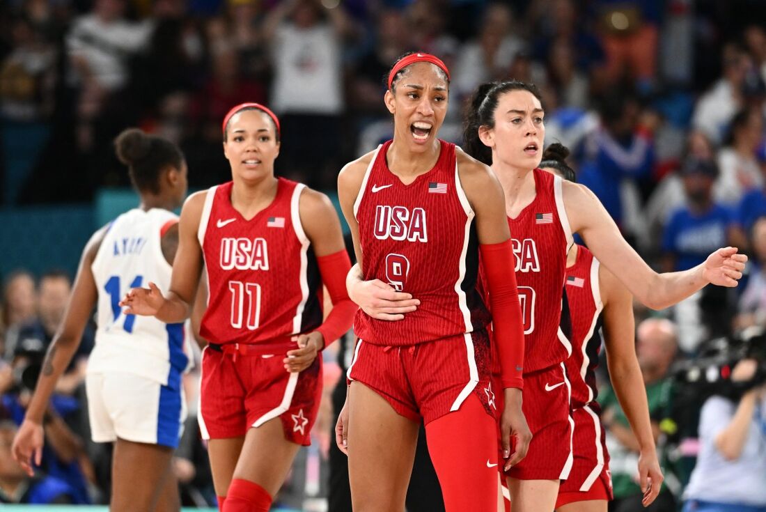 Os Estados Unidos tem uma larga hegemonia no basquete feminino 