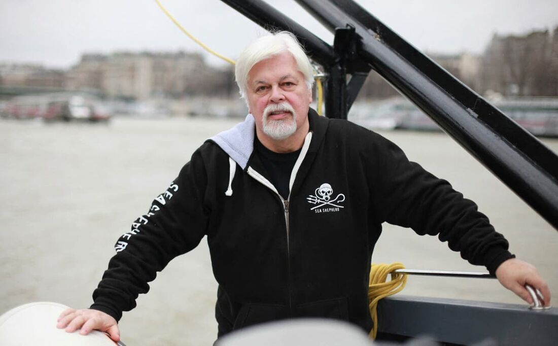 O fundador da ONG Sea Shepherd Conservation Society, Paul Watson