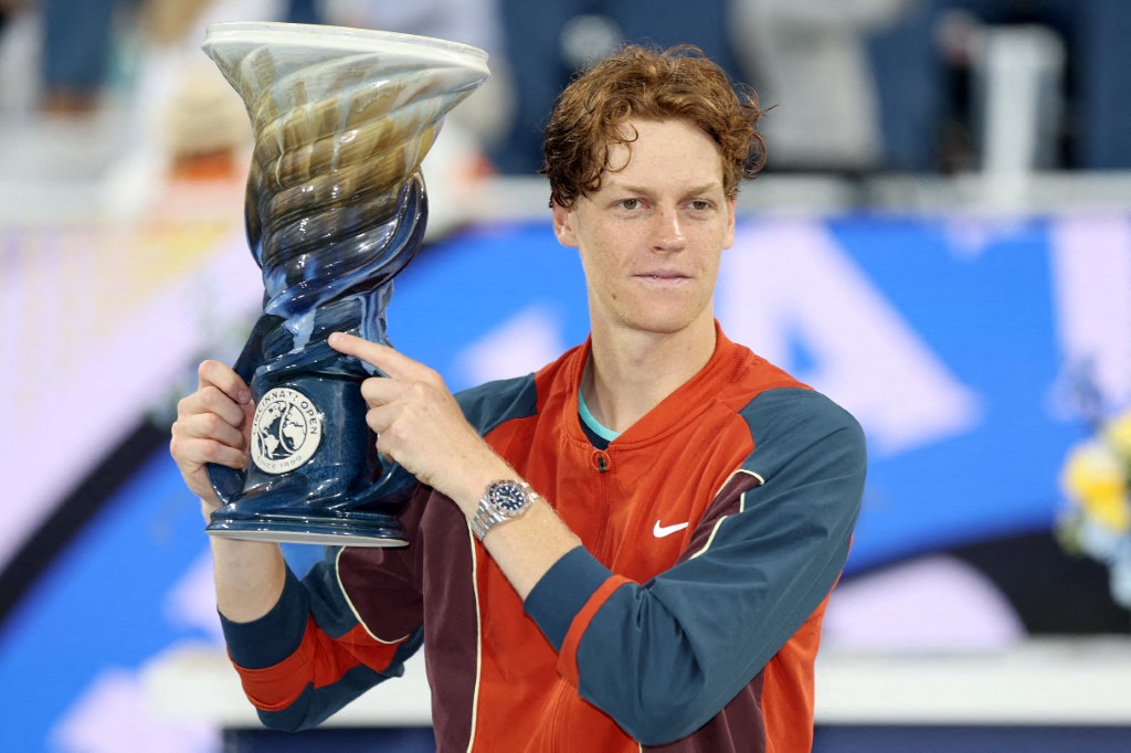 Jannik Sinner, vencedor do Masters 1000 de Cincinnati