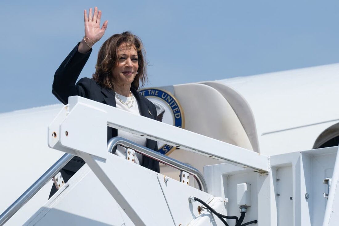 A vice-presidente dos EUA, Kamala Harris