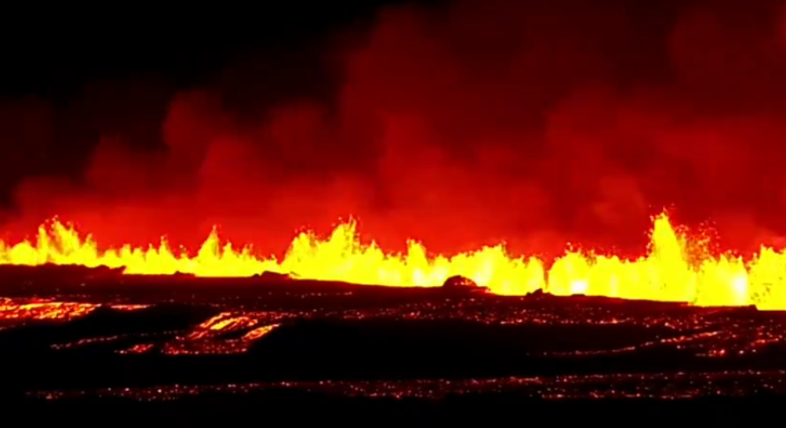 Vulcão entra em erupção na Islândia pela 6ª vez desde dezembro