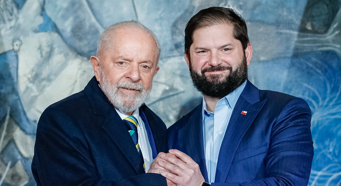 Lula e Gabriel Boric