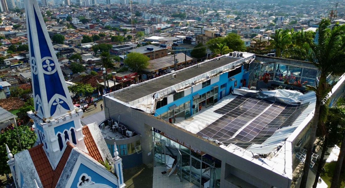 Desabamento de teto do Santuário do Morro da Conceição