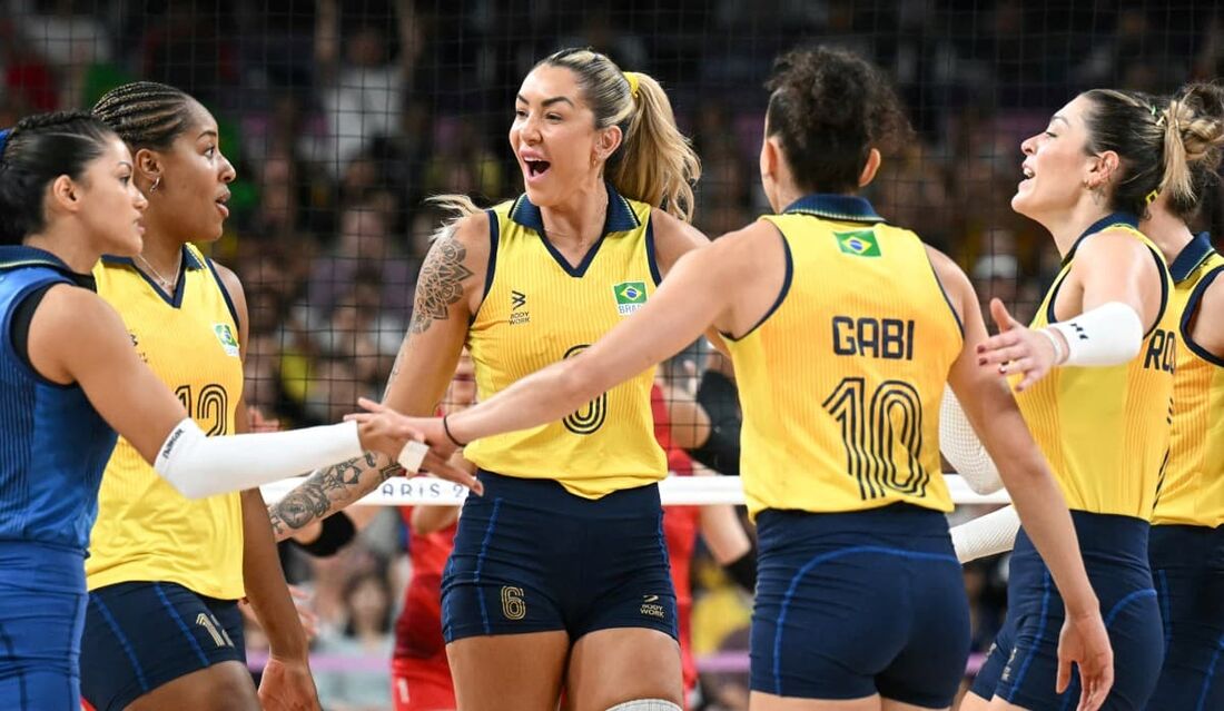  Brasil vence Japão e avança para as quartas no vôlei feminino nas Olimpíadas de Paris 2024