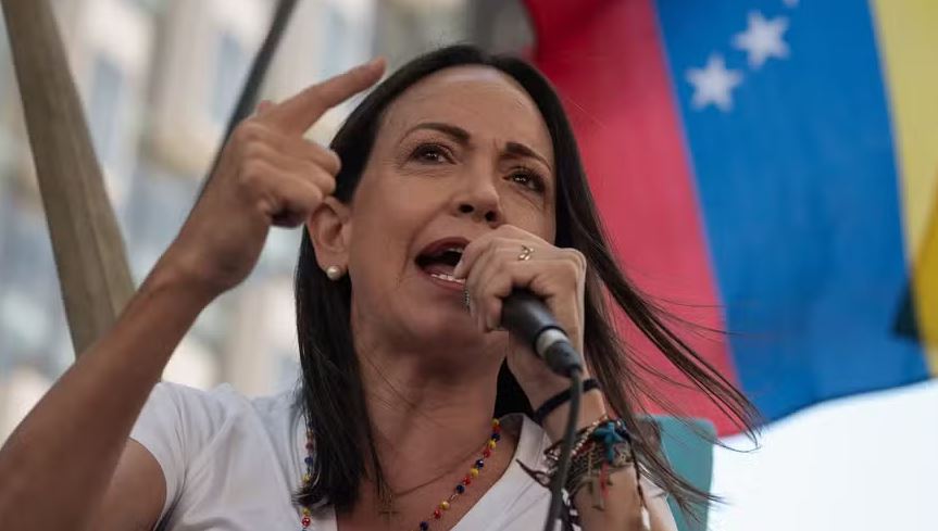 Líder da oposição venezuelana, María Corina Machado.