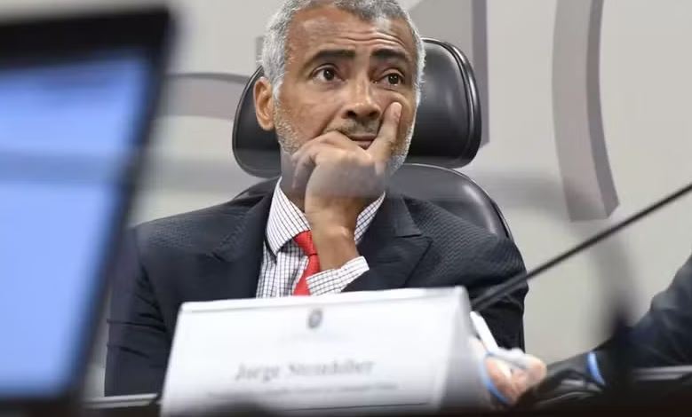 Ex-jogador e atual senador do PL, Romário 