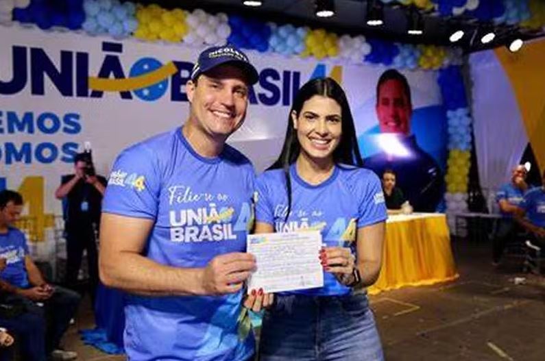 Candidatos do União Brasil em Roraima: o deputado federal Nicoletti e a deputada estadual Catarina Guerra 