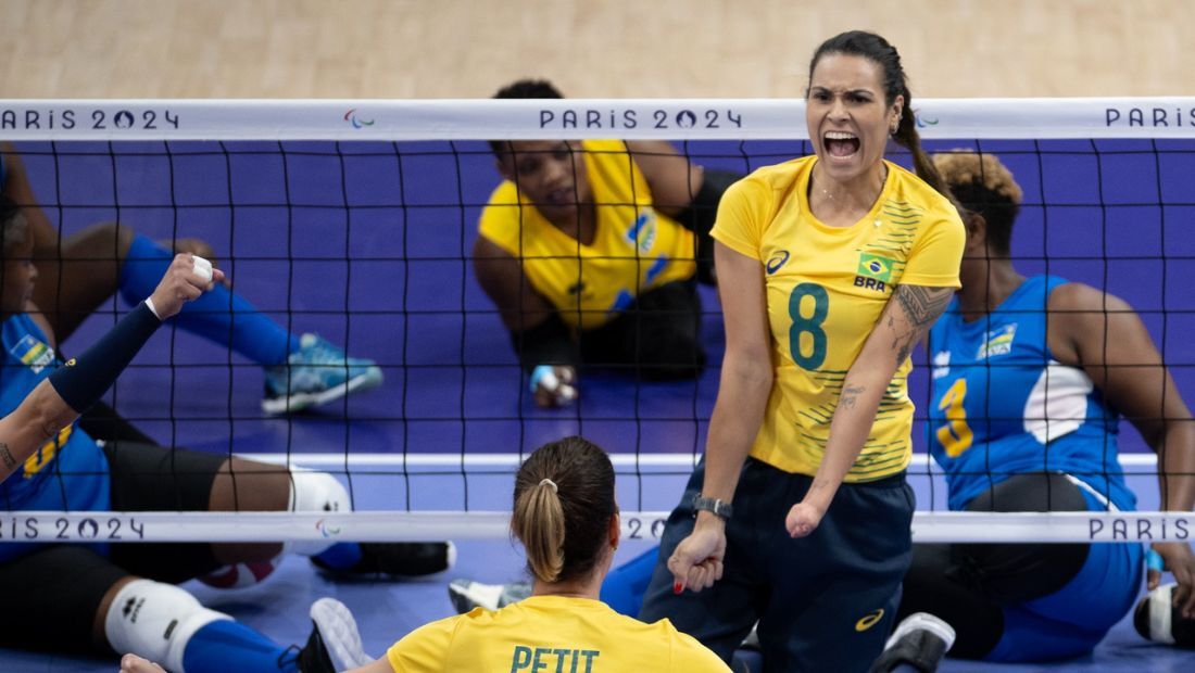 Brasil vence Ruanda no vôlei sentado