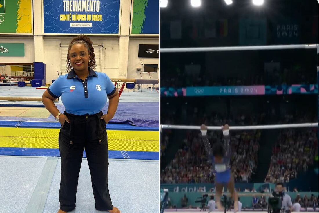 Daiane dos Santos se surpreendeu com Simone Biles 