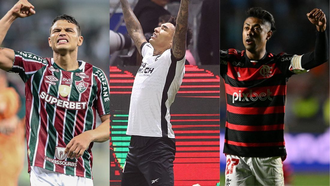 Fluminense, Botafogo e Flamengo estão nas quartas de final da Libertadores