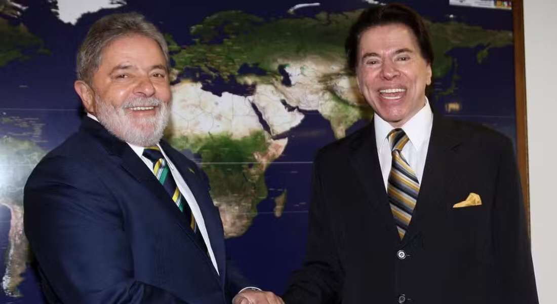 Silvio Santos e Lula, em 2010