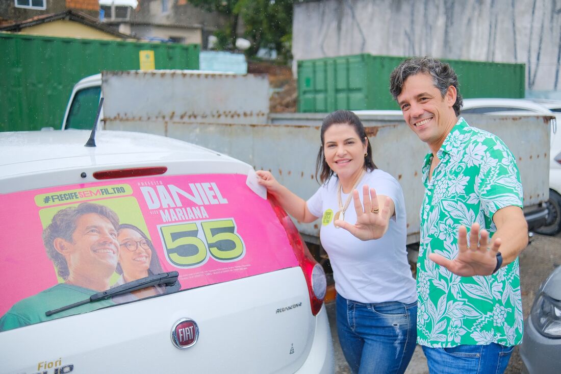 Daniel e Priscila Krause no comitê